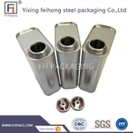 Boîte de conserve de carrés pintes avec couvercle à vis