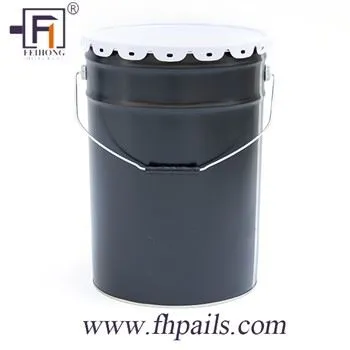 Seaux solides de 20 litres avec couvercle fleur Edege